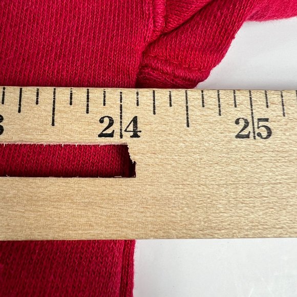 Y2K Gear Wisconsin Badgers Sweatshirt Adult Large Red Faded Embossed Crewneck - Picture 12 of 13